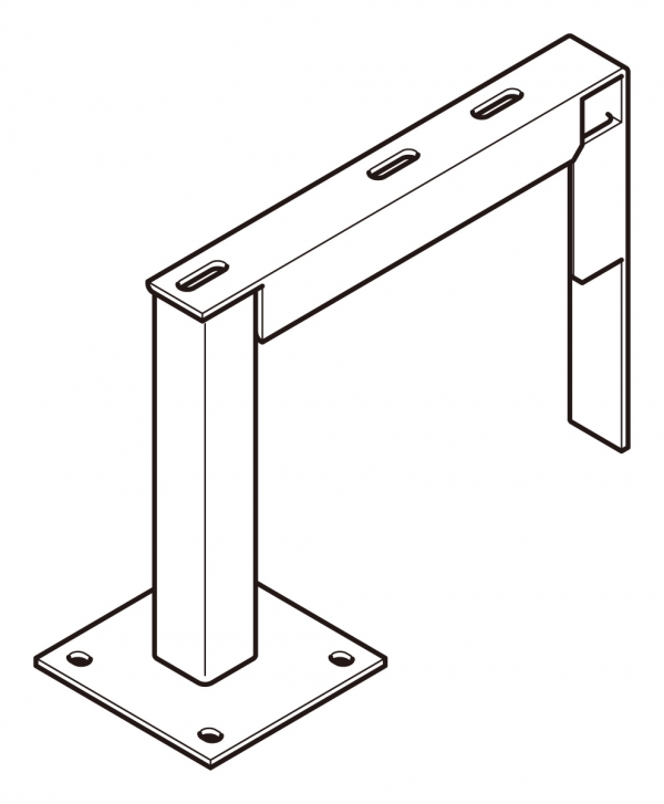 Z-EGYK5023R｜立上りラック用片持ち架台