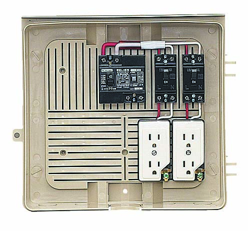 未来工業:屋外電力用仮設ボックス(主回路・中継回路用) 型式:5A-4M10TB