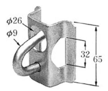 フック金物 IBT-300用 引込線引留具支持用イワブチ株式会社の通販なら電設資材の電材ネット